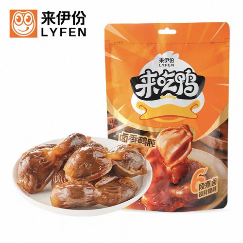 临期特价 来伊份鸭肫128g五香香辣卤味熟食鸭胗休闲零食独立真空