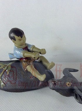 陶瓷石湾公仔客厅书桌人物工艺品