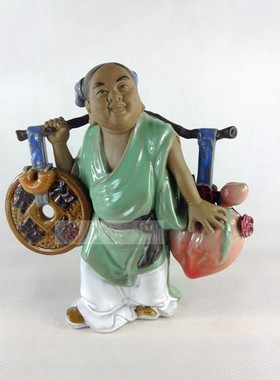 客厅书桌摆件小招财童子