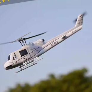 休伊UH-1 V4像真机 六通道航模直升机 GPS定位 单桨仿真遥控飞机