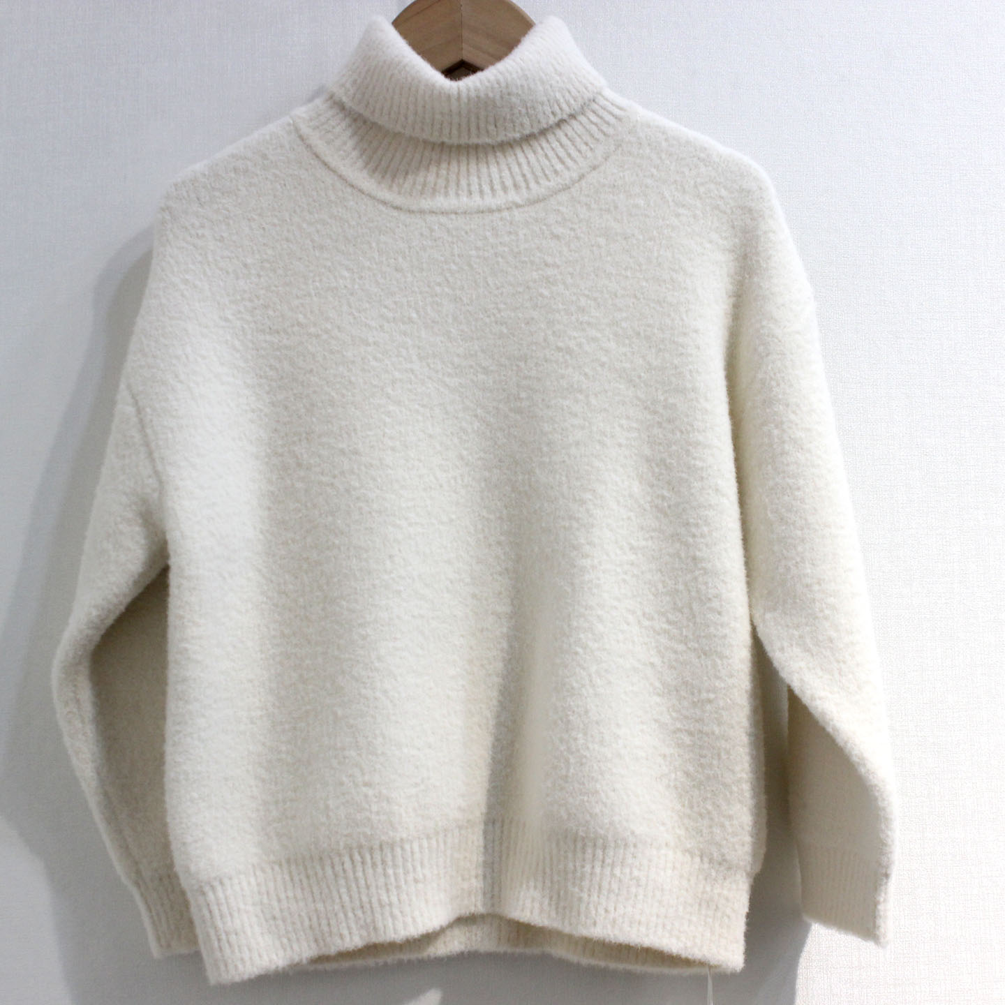 童装儿童冬季男女孩打底高领柔软毛衣学生加绒针织衫100-160米白