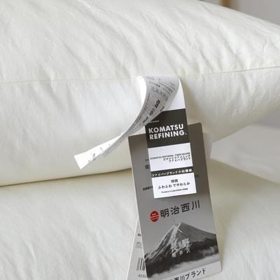 出口外贸日本明治西川枕头枕芯全棉保健枕护颈枕学生素色枕