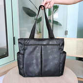 尼龙防水大容量实用通勤包女包单肩帆布牛津布手提妈咪包外出包包