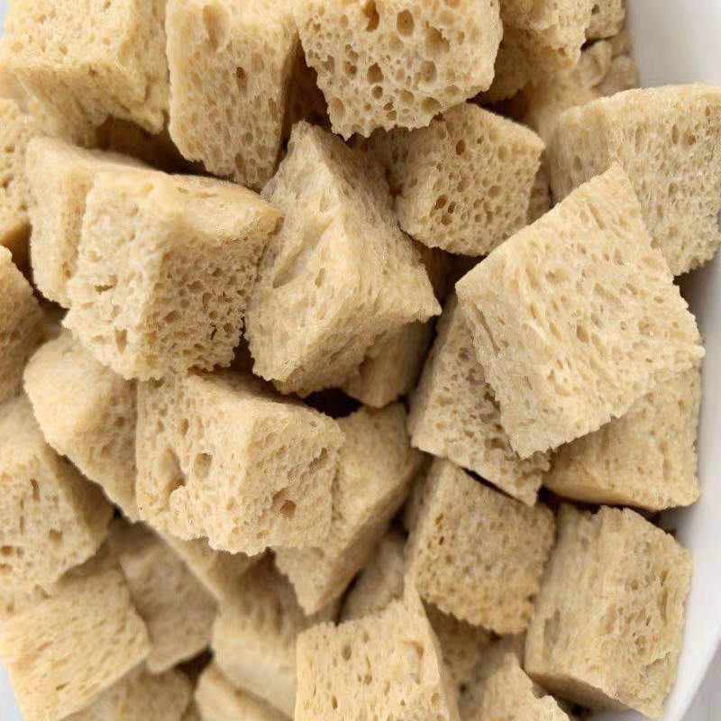 烤麸干面筋500g丁凉皮专用面筋免切干脱水干货凉拌菜素食四喜烤麸