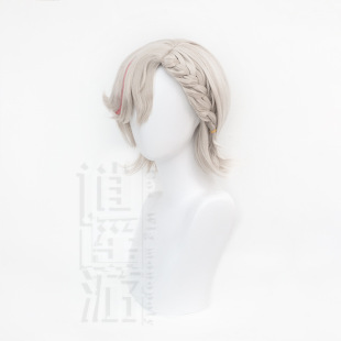 逍遥游 原神枫丹林尼cos假发仿真人头皮顶麻花辫琳妮特cosplay
