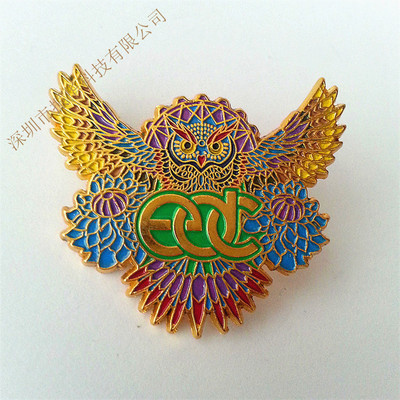老鹰徽章异形胸牌胸章定制胸针
