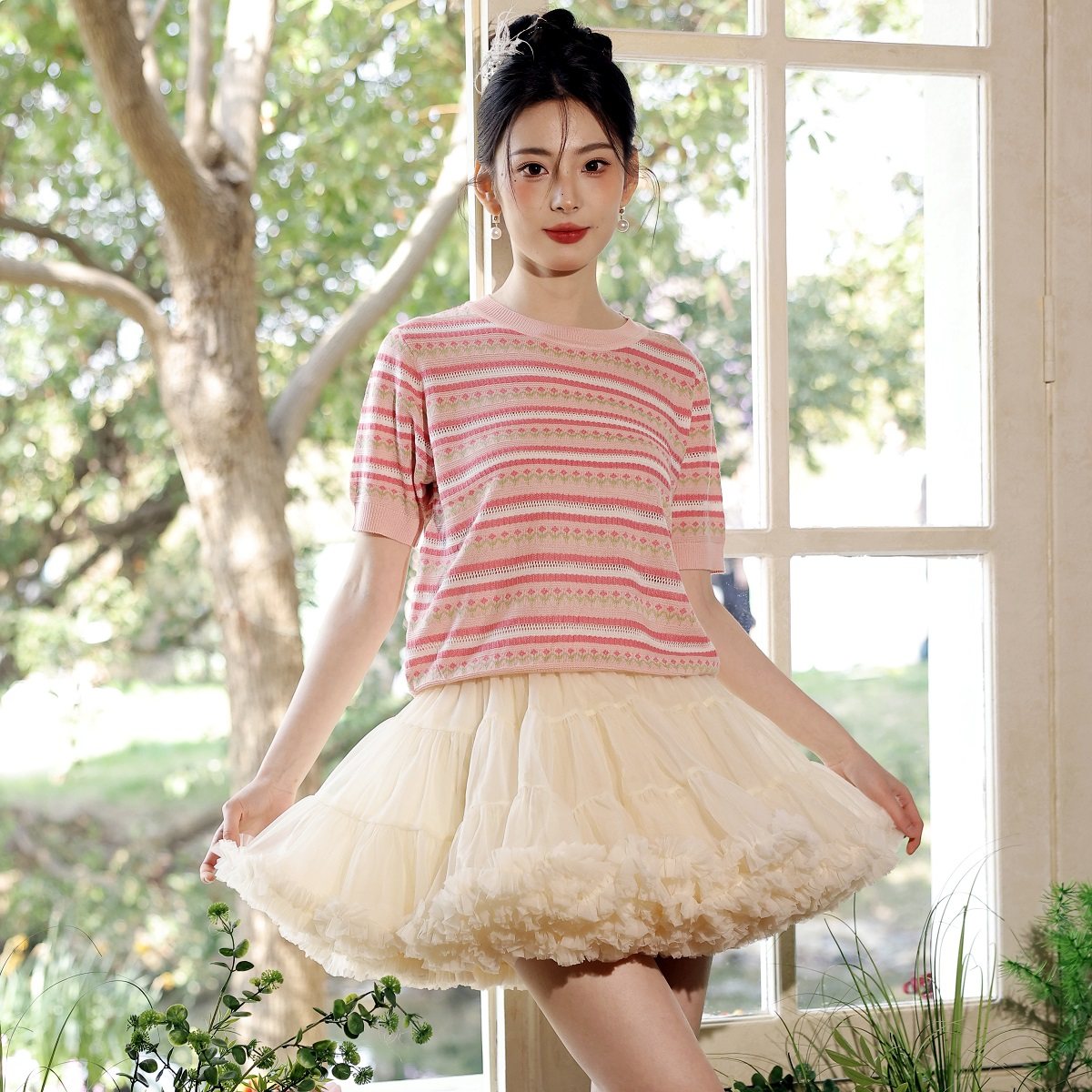 新款芭蕾风蓬蓬裙短款成人tutu裙杏色网纱纱裙蛋糕裙芭蕾风半身裙,女装/女士精品,半身裙,淘宝优惠券,粉丝福利购,淘宝优惠卷