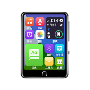新款 纽曼A23触摸全面屏蓝牙mp3无损音乐播放器英汉词典学生随身听