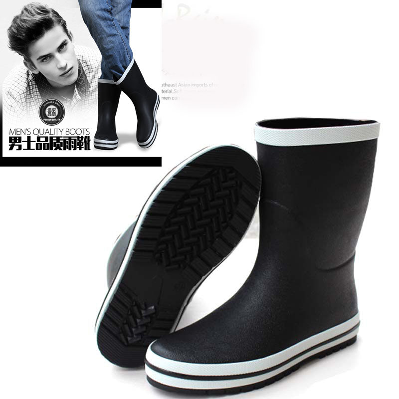 Chaussures - bottes caoutchouc homme MIKILYMING - semelle caoutchouc - Ref 959745 Image 1
