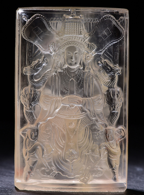 妈祖男女款水晶吊坠挂件