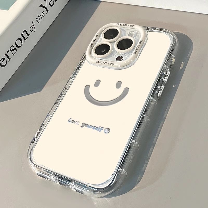 oppo硅胶软壳镜面笑脸
