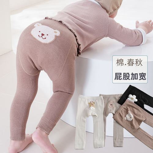 卡通婴儿大屁屁打底裤袜春秋薄款