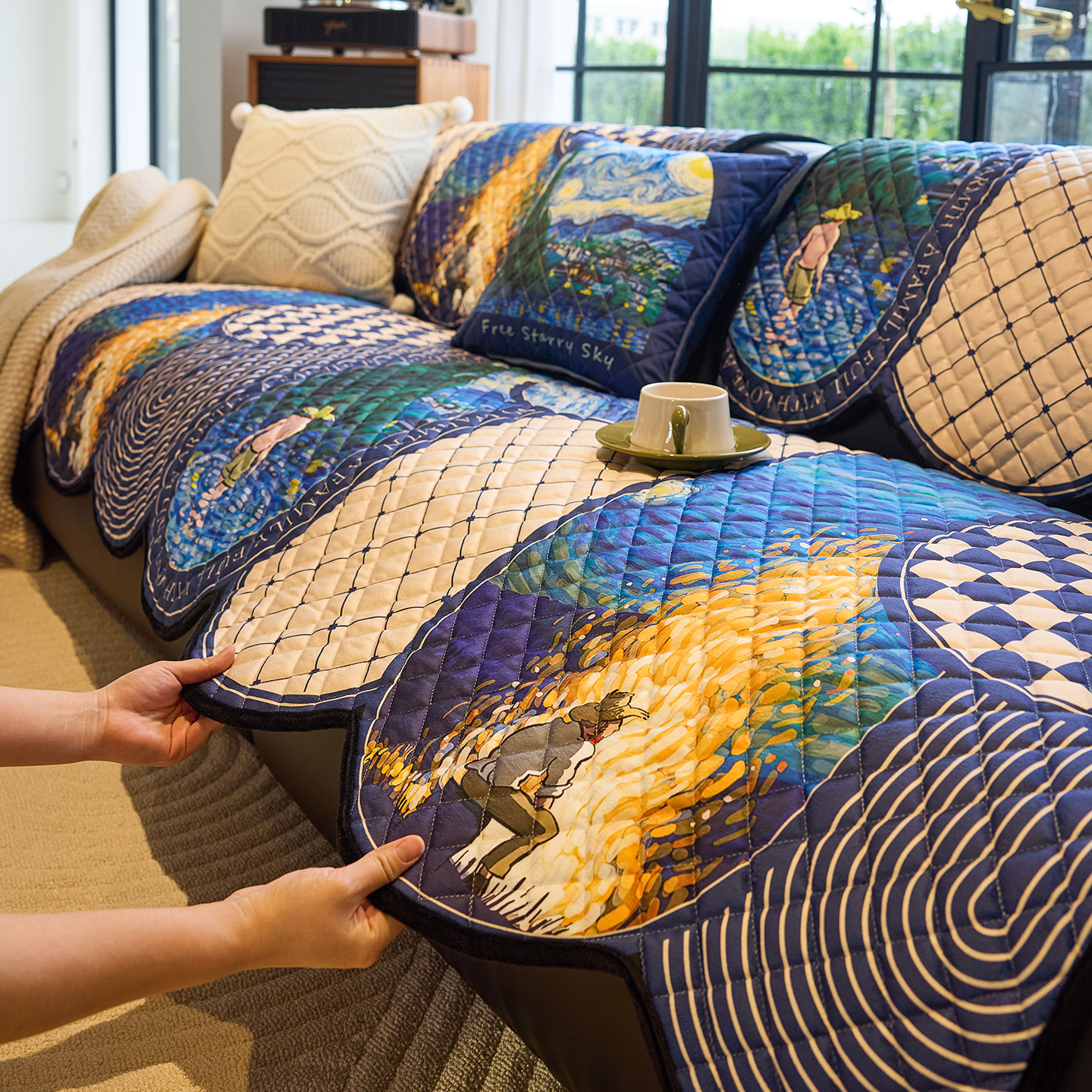 设计师推荐款异形沙发垫四季通用