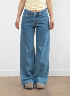 3.5 8pm上新/新品95折优惠/经典百搭色低腰牛仔裤