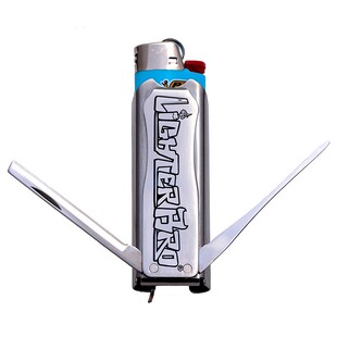 LighterBro纵火范打火机壳 不锈钢多功能工具法国J6打火机伴侣套