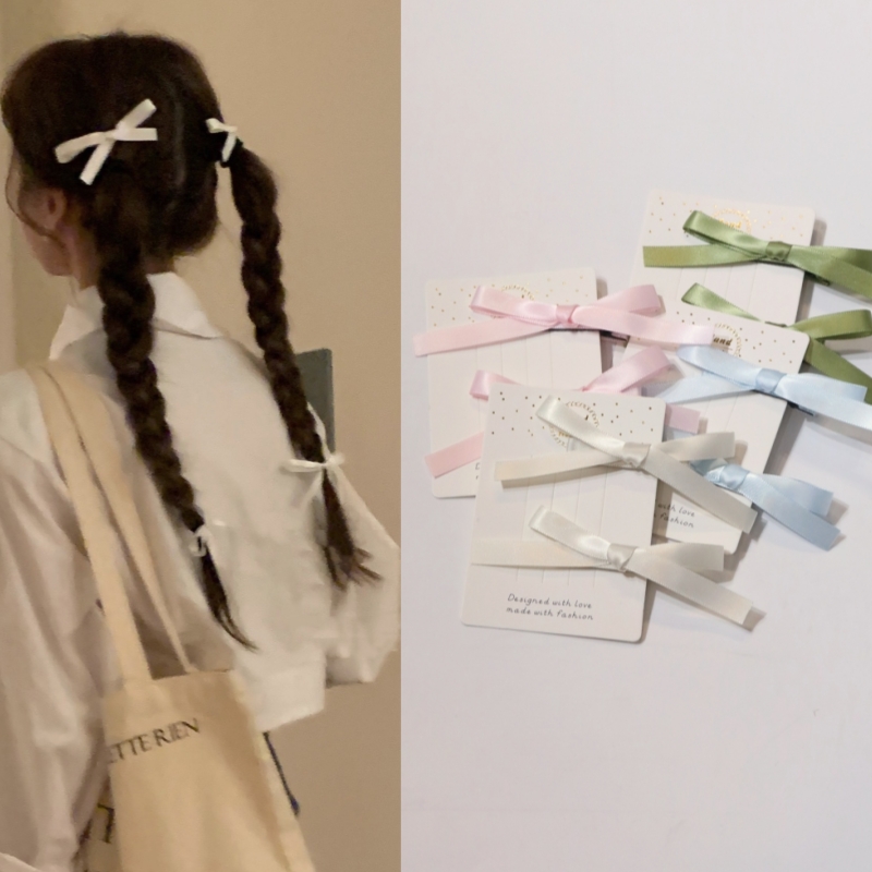 芭蕾美学少女蝴蝶结丝带发夹