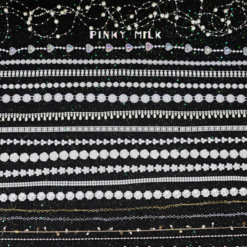 痛包配件拍照道具珍珠星星爱心链