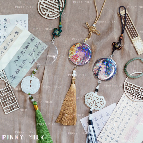 PVC收纳徽章谷子配件环佩国风套