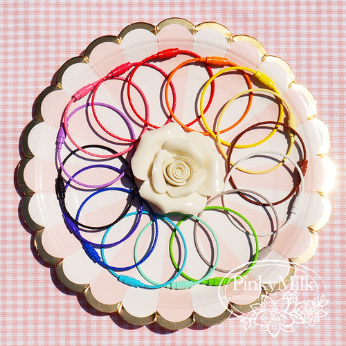 痛包马卡龙色螺丝钥匙圈谷美