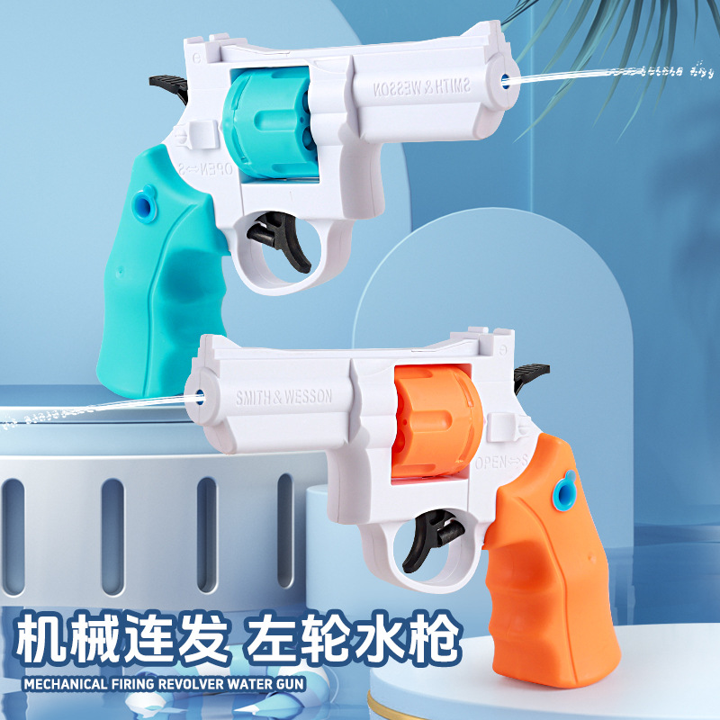 儿童格洛克水枪夏天户外戏水小手枪手动连发电动水枪玩具地摊