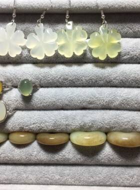 直播挂件戒指手链吊坠天然岫玉