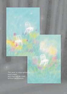 桃气乐乐原创内页 等待 m5a7a6p内页分装手帐拼贴素材