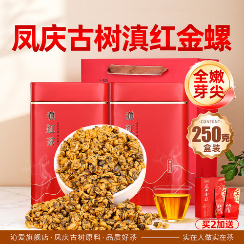 特级滇红茶古树黄金螺