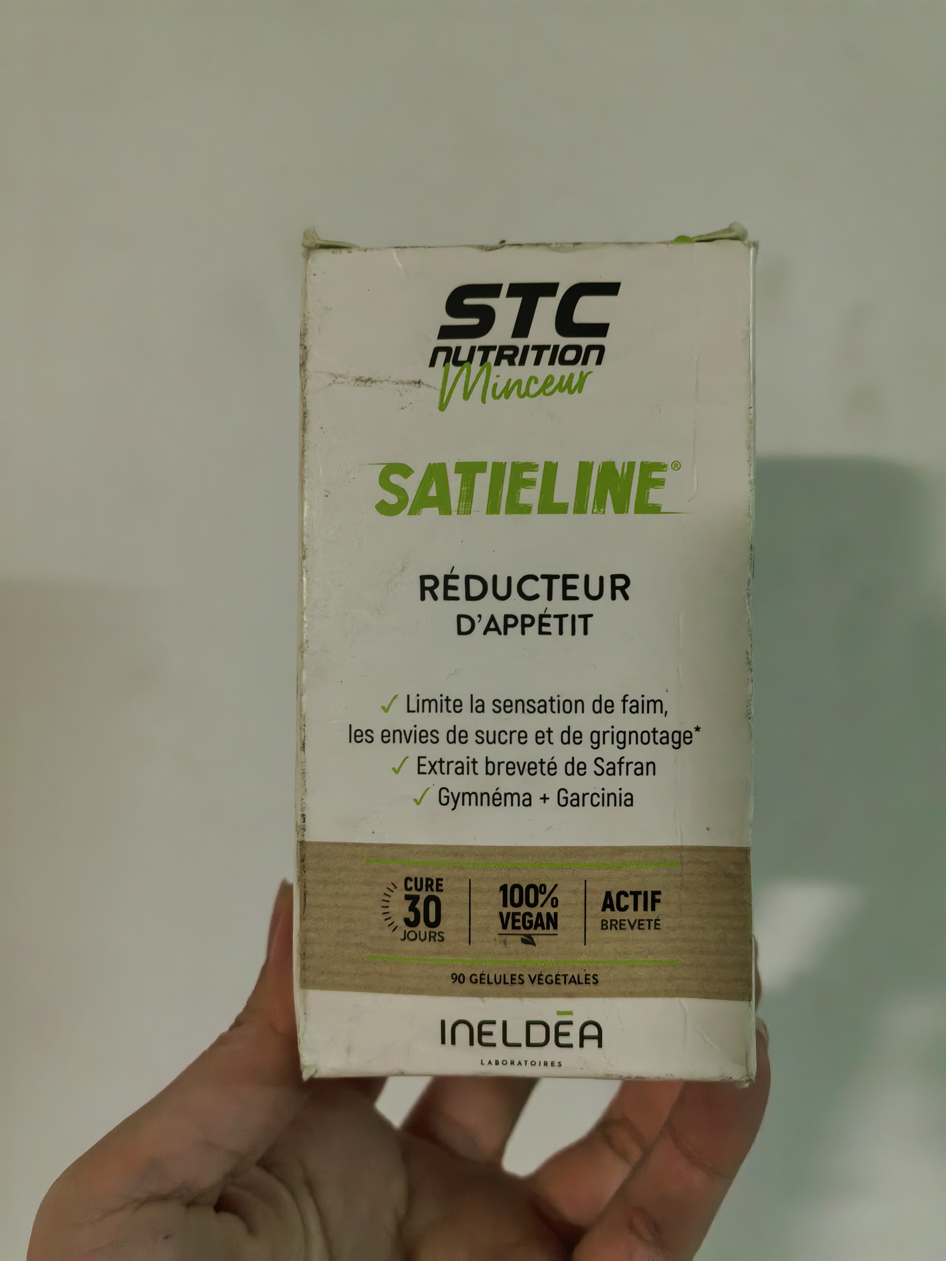盒损法国STC 抑制食欲Satieline缓解饥饿美体全身减重可查验26.12