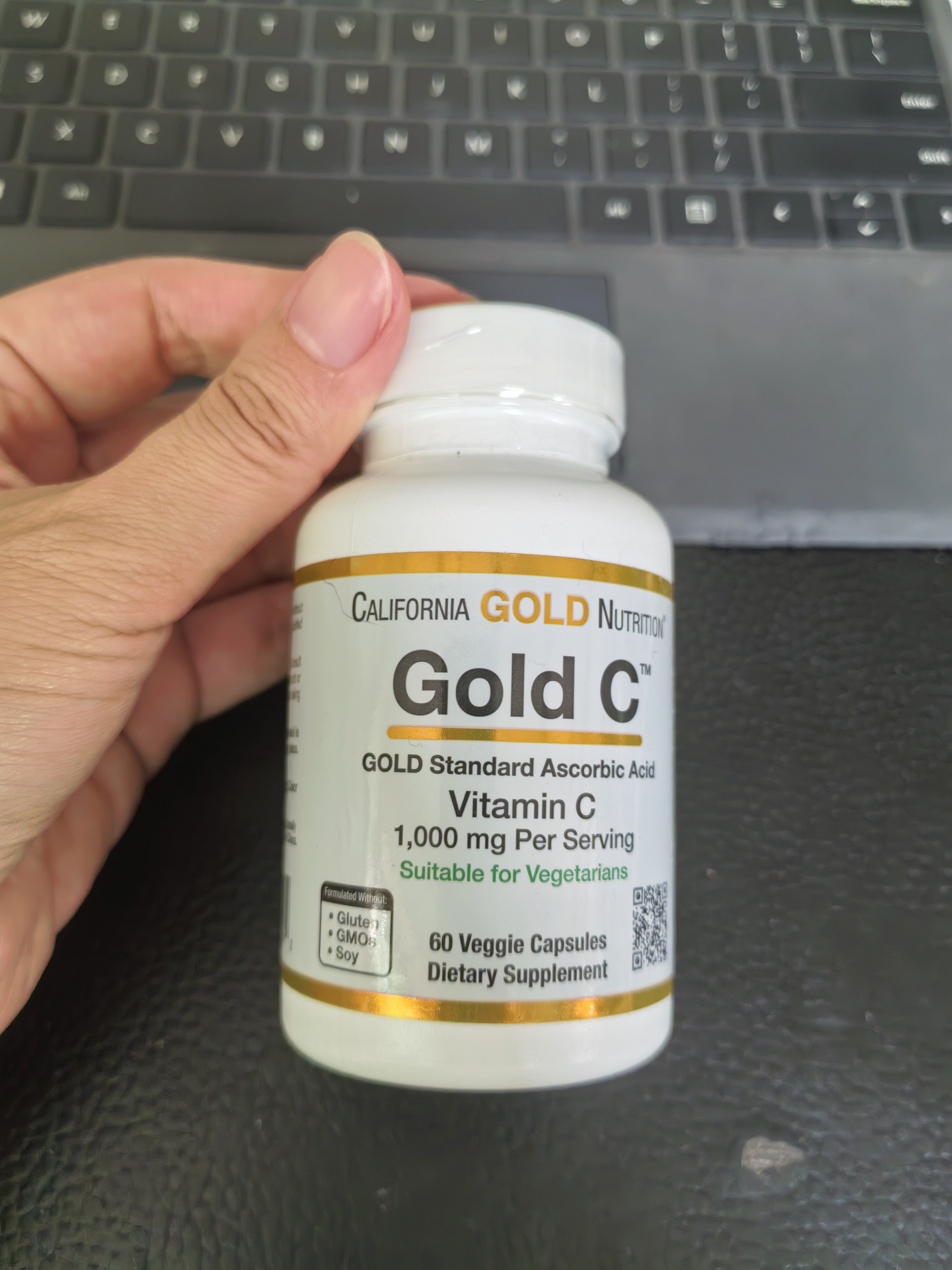 CGN美国进口加州黄金维生素C高含量VC成人免疫活力抵抗60粒