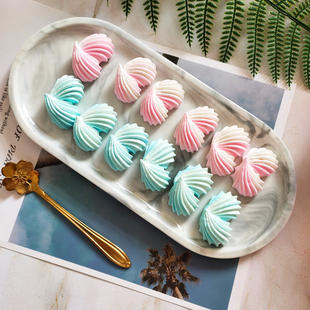 心形蛋白糖马林糖手工制作零食甜点蛋糕装饰网红吃播送女友伴手礼