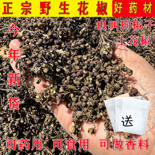 新鲜野花椒500g干货天然青红花椒狗椒带籽微麻可食用中药材泡脚