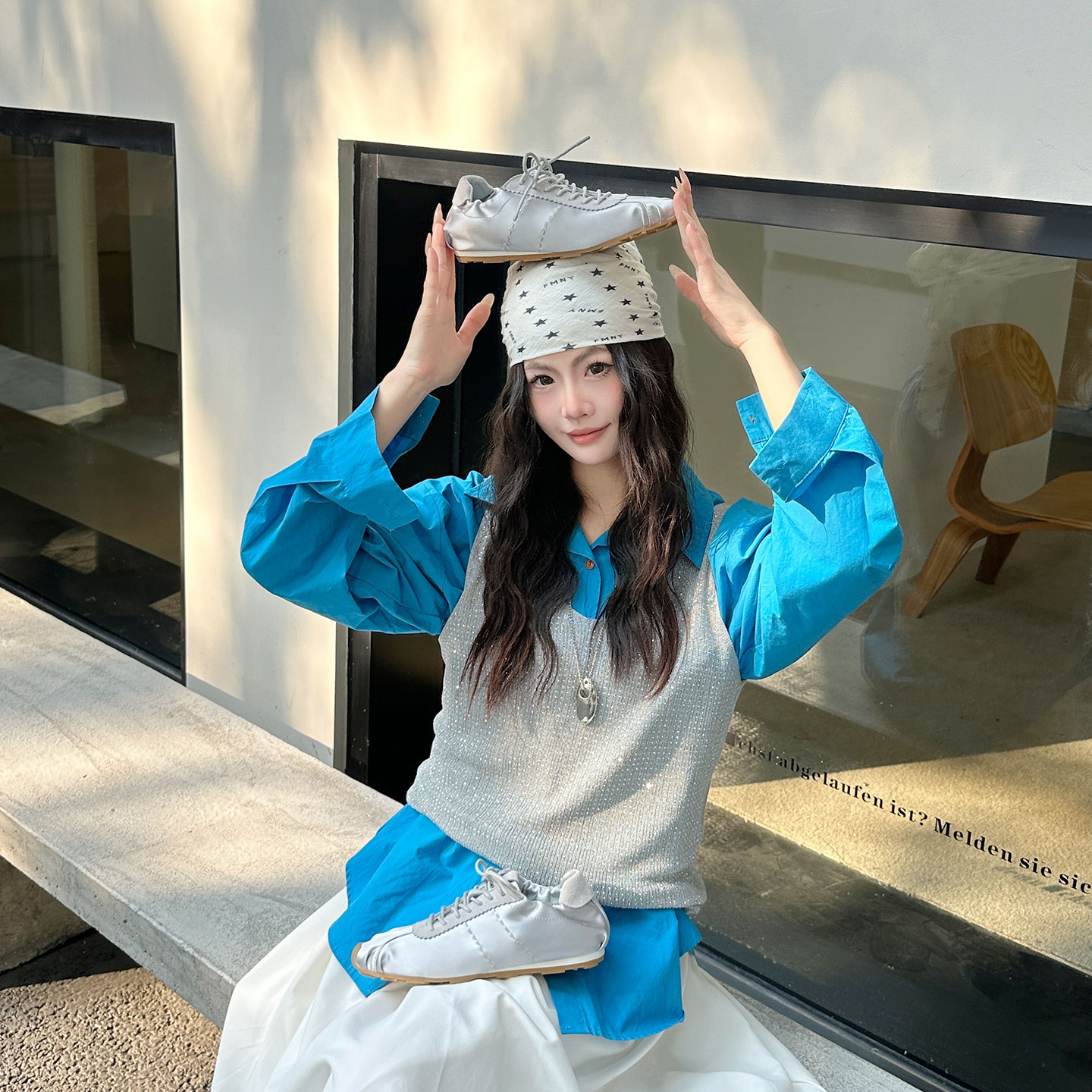 羊皮~百搭圆头系带缎面芭蕾德训鞋女2026春夏新款平底休闲运动鞋,女鞋,时尚休闲鞋,淘宝优惠券,粉丝福利购,淘宝优惠卷