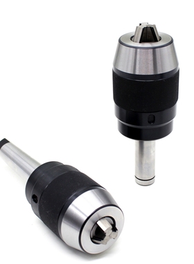 直柄钻夹头莫氏锥柄一体式钻夹头C20/25/32MT23451-13/16直柄夹头