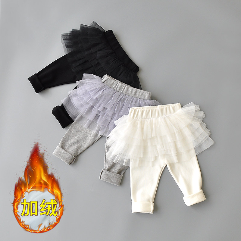 女宝宝打底裤外穿裤裙婴儿假两件公主裙裤女童裤子春秋装tutu纱裙,童装/婴儿装/亲子装,裤子,淘宝优惠券,粉丝福利购,淘宝优惠卷