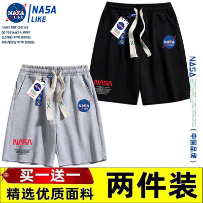 NASA五分裤潮流宽松百搭五分裤