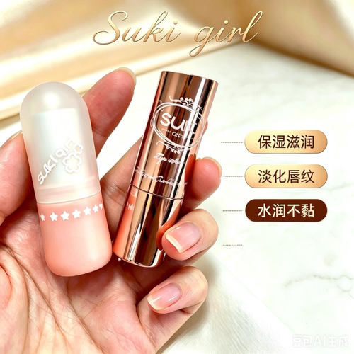 sukigril淡化唇纹日本润唇膏