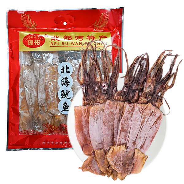 琼彬鱿鱼干400g 精选北海淡晒鱿鱼 过节年货送礼之选