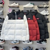 李宁羽绒服2025冬季 新款 男子潮流系列运动休闲羽绒服夹克AYMV581