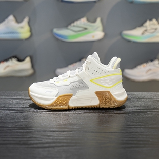 李宁儿童篮球鞋 新款 驰骋V2减震回弹运动鞋 YKBV084 男大童2025冬季