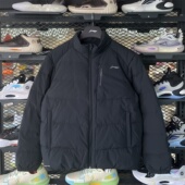 李宁羽绒服男子2025冬季 健身系列防风保暖立领运动服AYMV151 新款