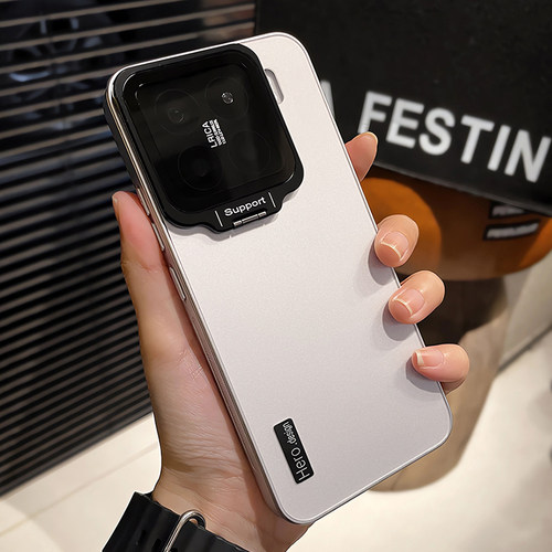 适用于小米17手机壳Xiaomi15spro新款防摔全包14ultra镜头膜小米14pro手机套隐形支架小米13高级感保护套男款