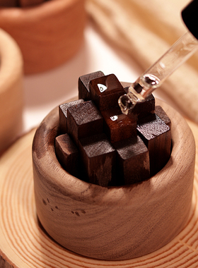 爆款扩香木小柴堆扩香木榉木花梨木胡桃木扩香木车载家庭装饰摆件