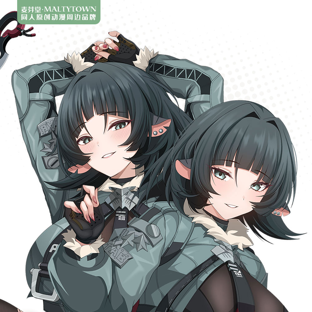 麦芽堂动漫游戏周边绝区零简杜等身大抱枕套毛绒靠垫订制礼物包邮