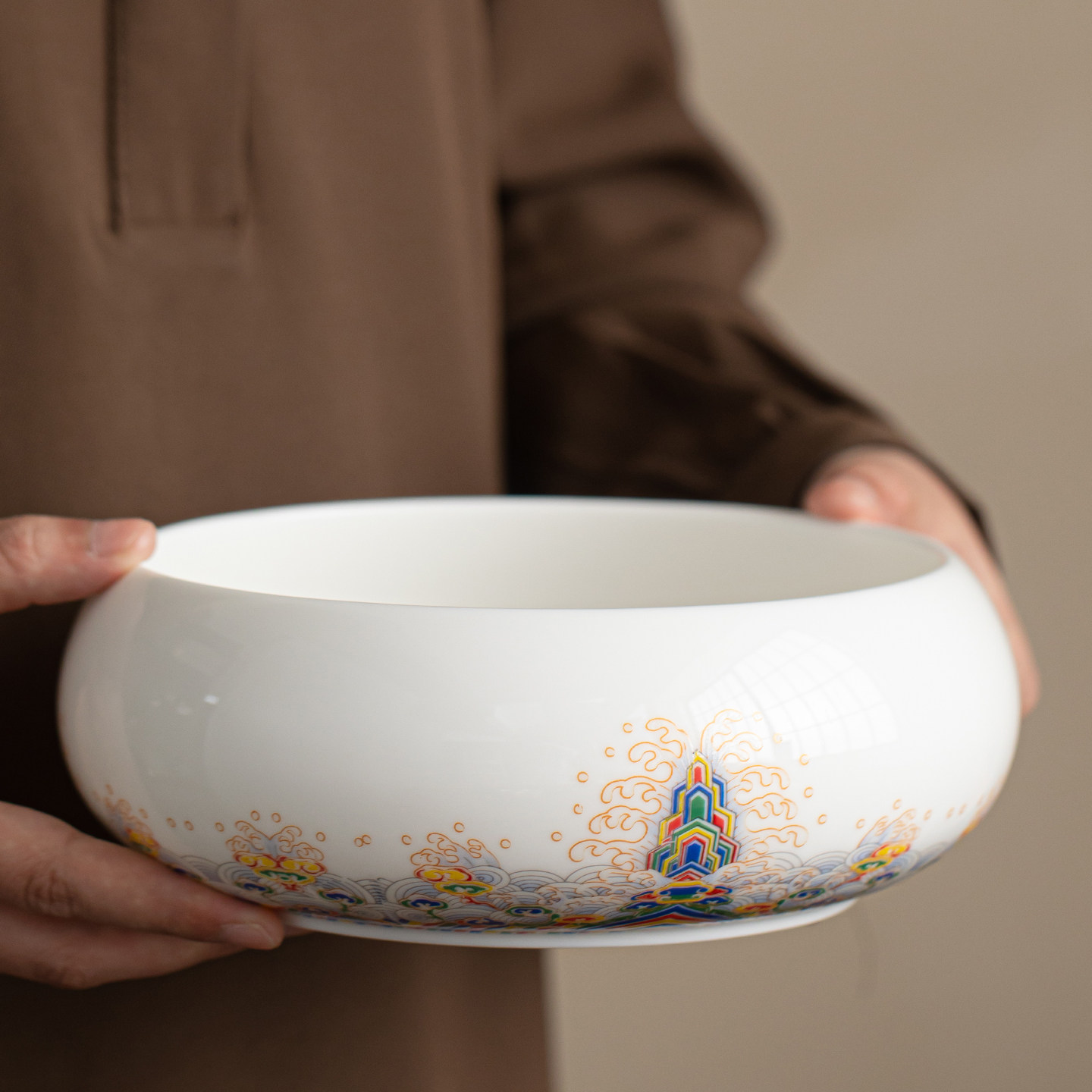 板脂玉白瓷洗茶大户洗笔洗陶瓷杯洗茶渣桶水碗杯功夫茶具洗茶缸