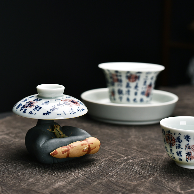 盖置盖托紫砂茶宠精品可养茶台装饰品茶玩茶桌小摆件茶具配件摆设