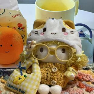 芝士猫咪奶呼呼卷发Kitty包包挂件情人节礼物毛绒公仔玩偶少女心