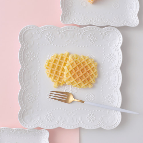 欧式浮雕西餐盘面包火锅陶瓷