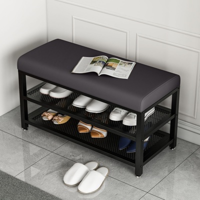 换鞋凳门口家用可坐可收纳鞋架入