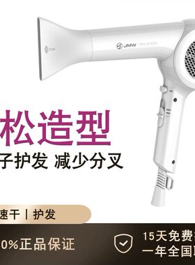 JMW正品韩国进口吹风机防辐射负离子发廊发型师专用电吹风MG1800