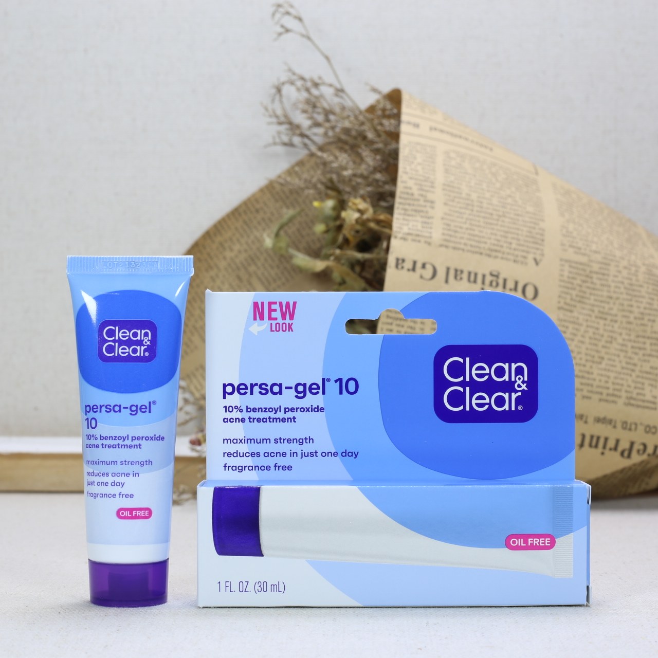 美国Clean&Clear Persa-Gel可伶可俐祛痘膏10%BPO过氧化苯甲酰28g